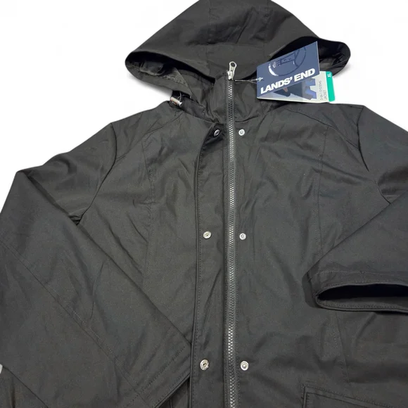 Lands' End Women's Black 3-in-1 Jacket System NEW With Tags Size XL - Picture 10 of 16